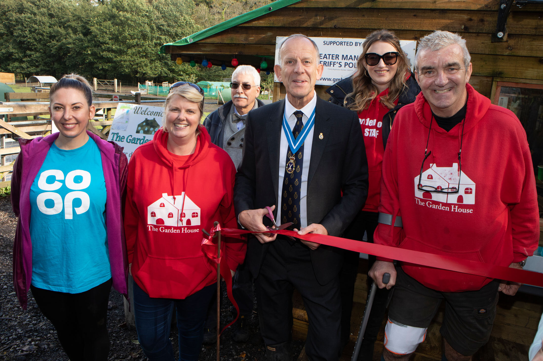 High Sheriff Cutting Ribbon